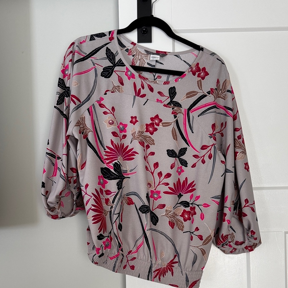Floral Print Women's Top